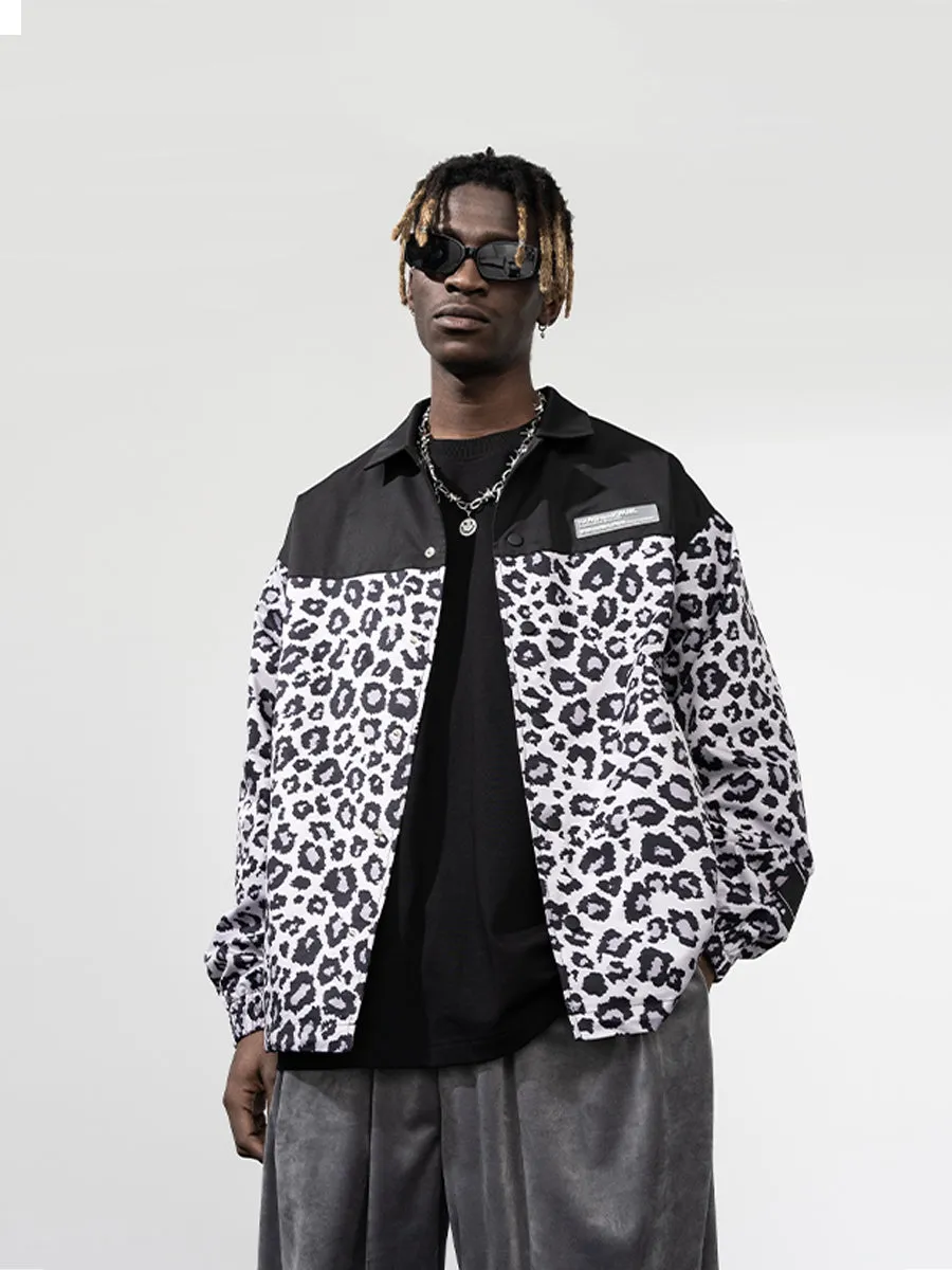 Leopard Print Coach Jacket