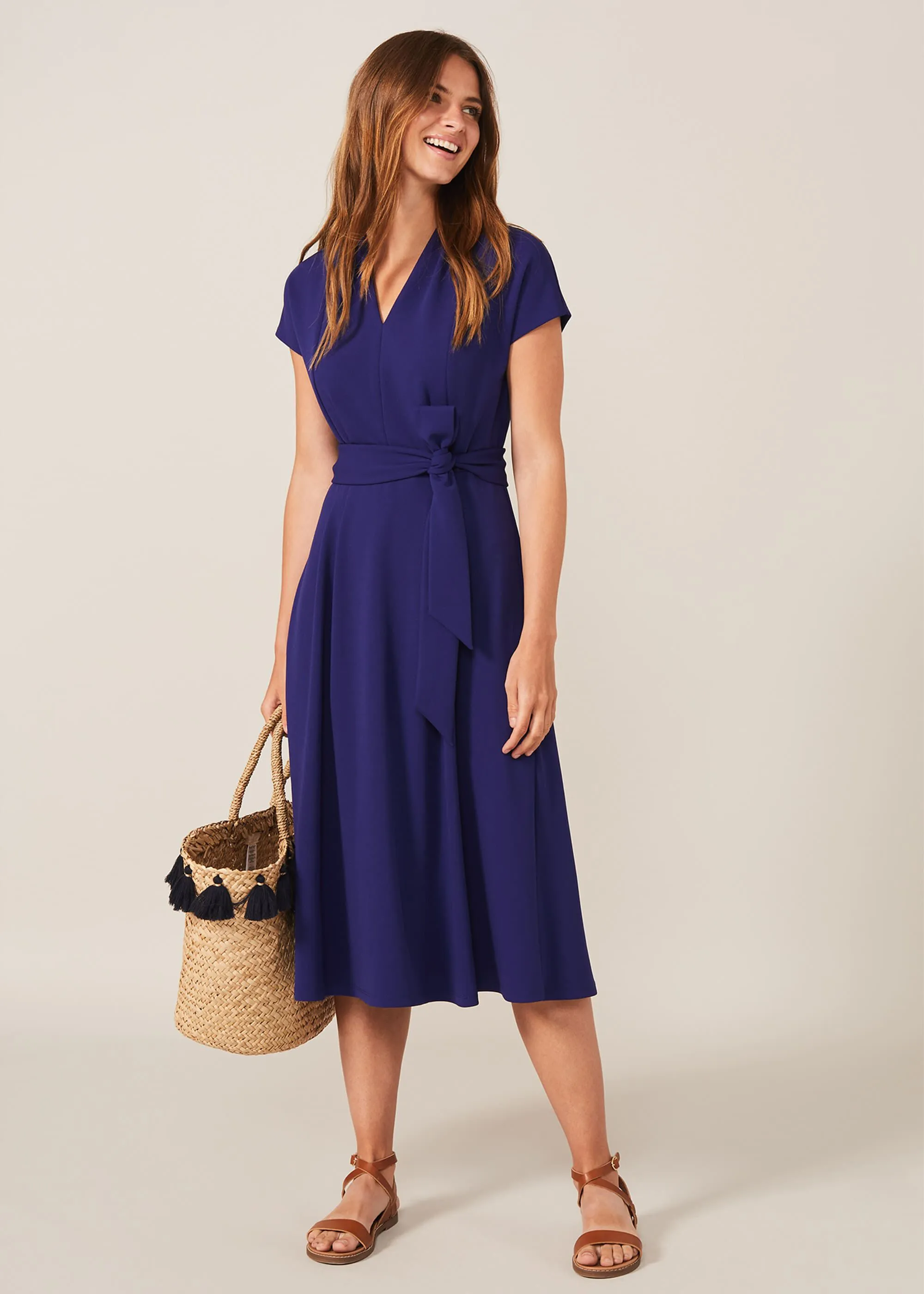 Maretta Pleat Dress