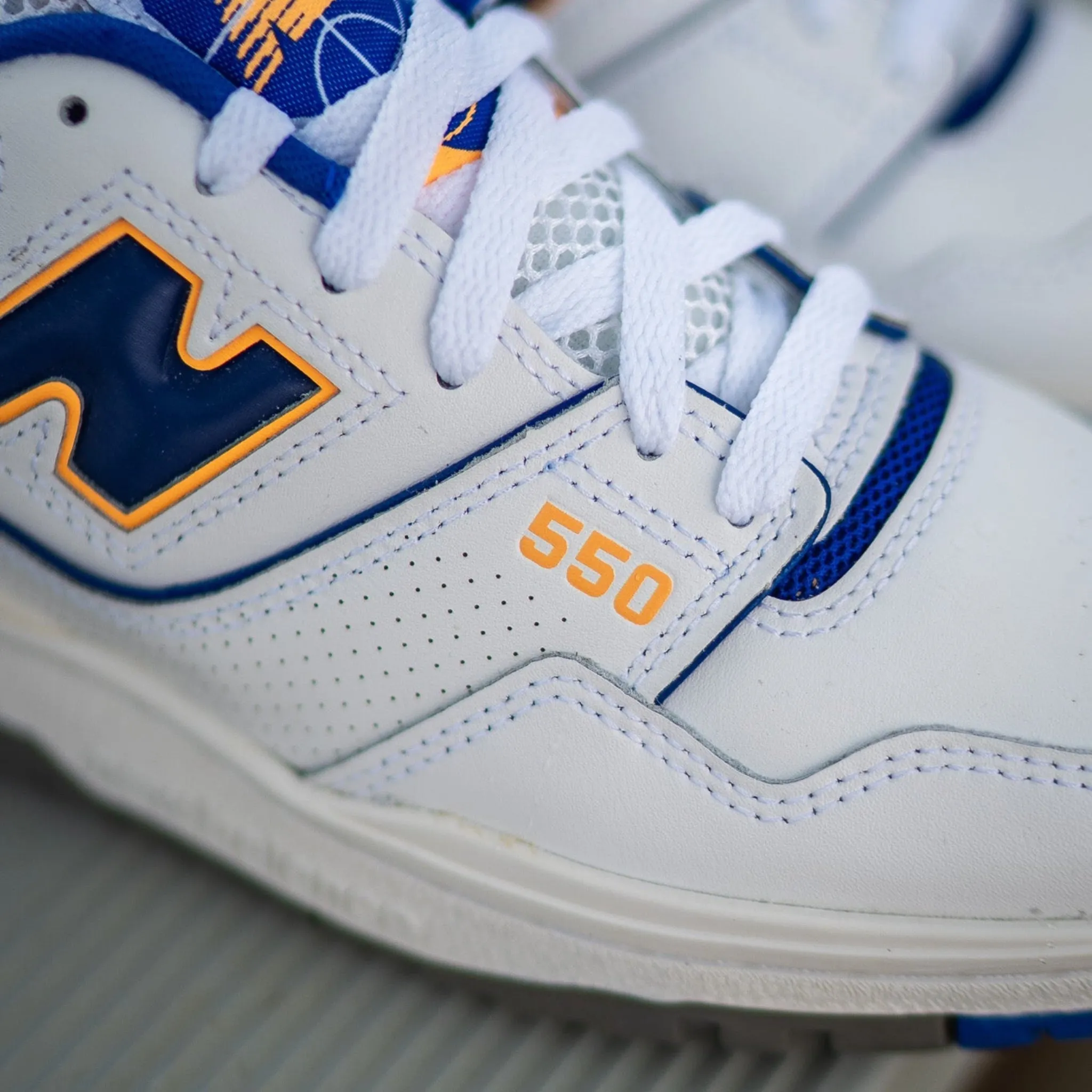 Mens New Balance 550 (White/Royal) - BB550WTN