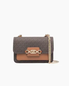 Michael Kors Logo-Print Front-Flap Leather Bag