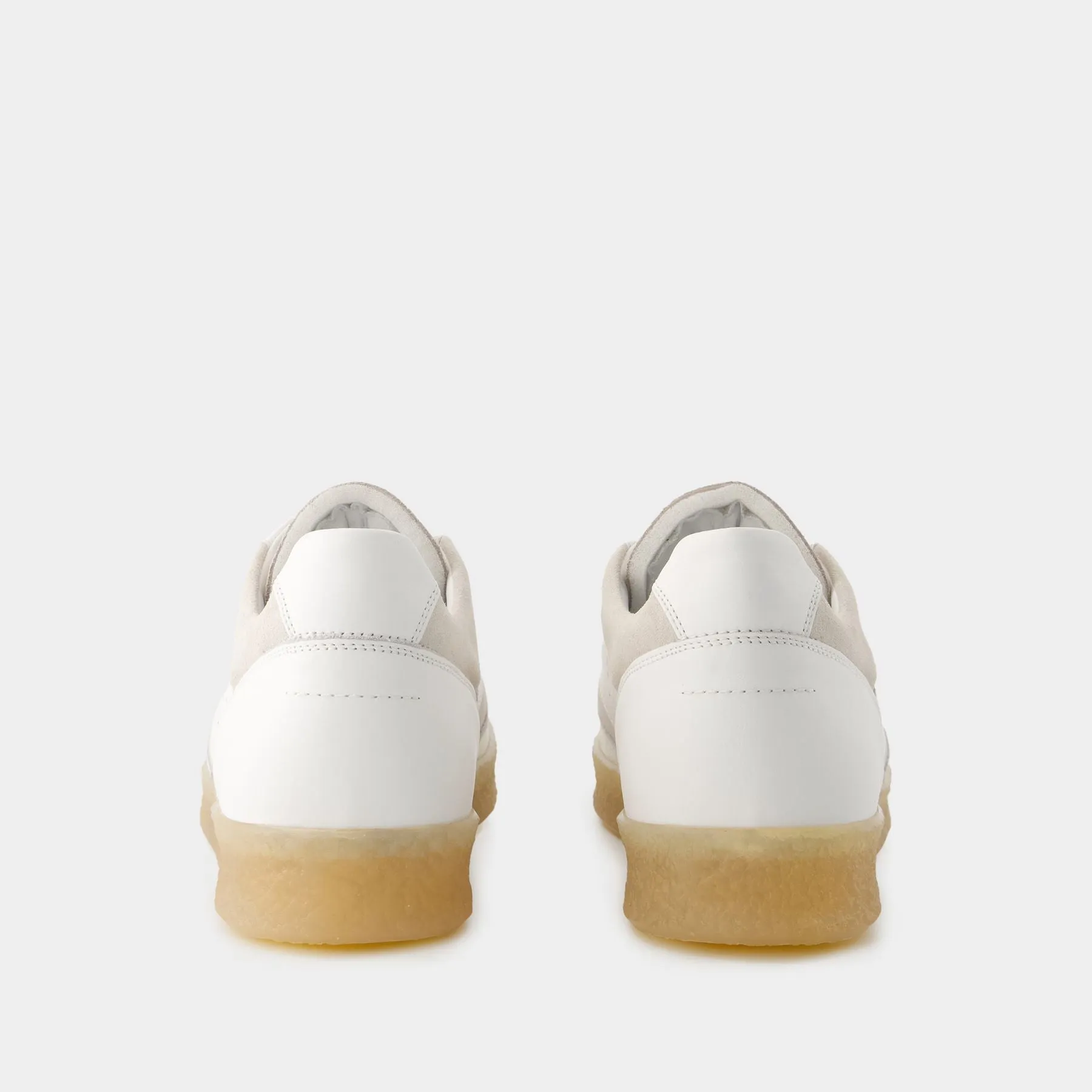 MM6 Maison Margiela  6 Court Sneakers - MM6 Maison Margiela - Leather - White