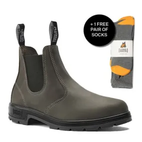 Mongrel K9 Elastic Sided K91085 Boot Cloudy Grey