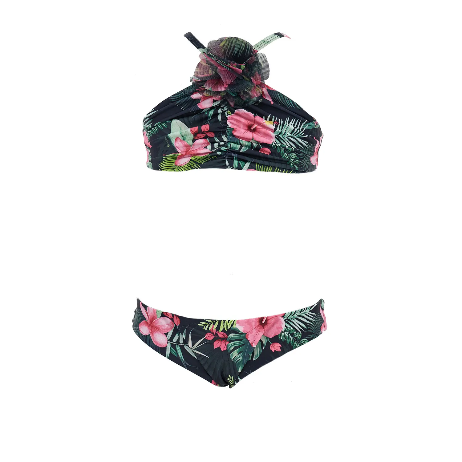 Monnalisa Bikini Jungle Poliestere Nero 49C055_3723_0050