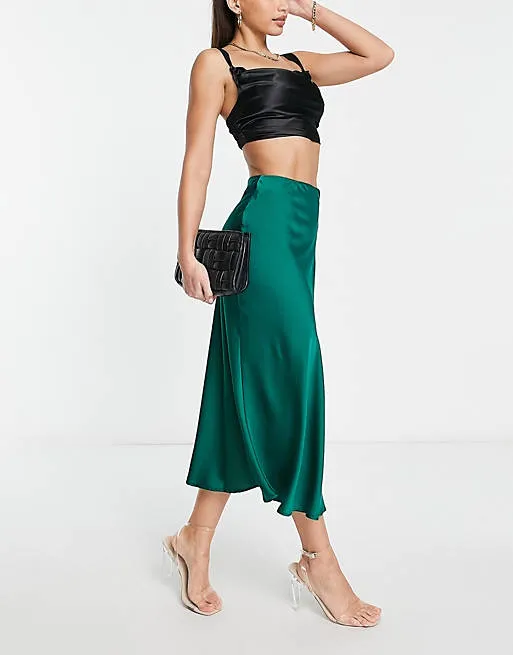 Nation Satin Skirt