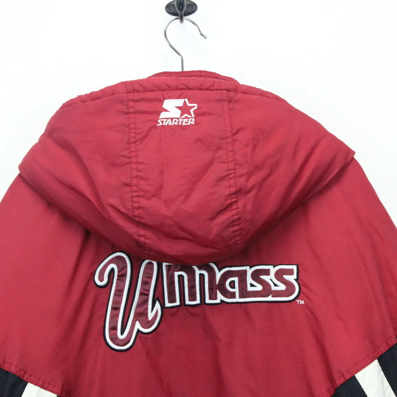 NCAA STARTER 90s UMASS Jacket Red | XL