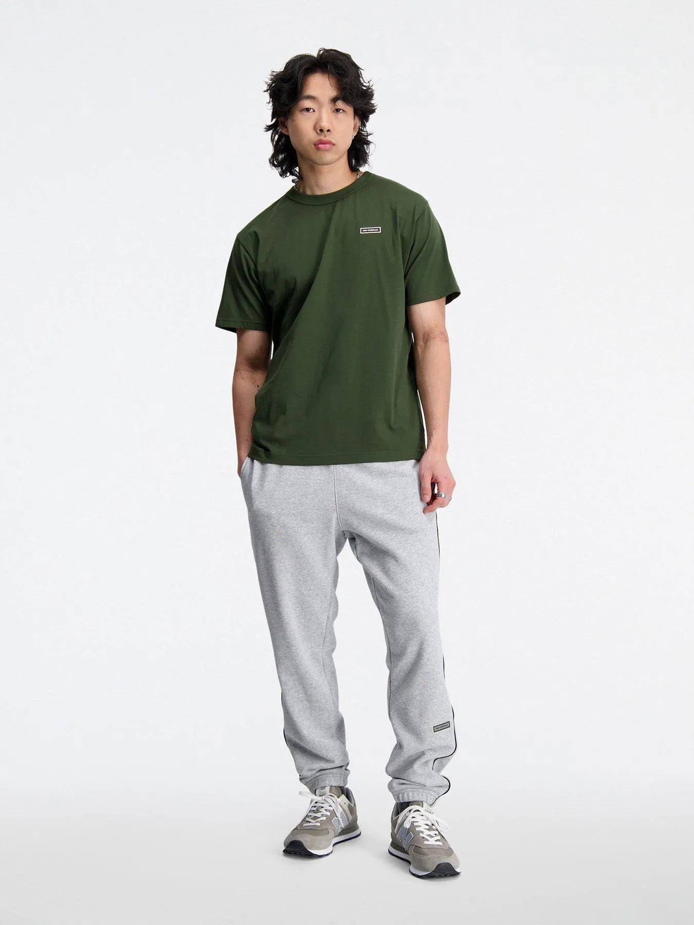 New Balance Essentials Winter T-shirt - Khaki