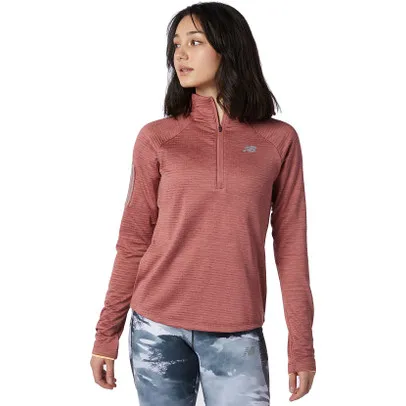 New Balance Heat Half Zip LS Women