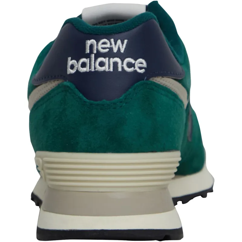 New Balance Mens 574 Trainers Green/Navy