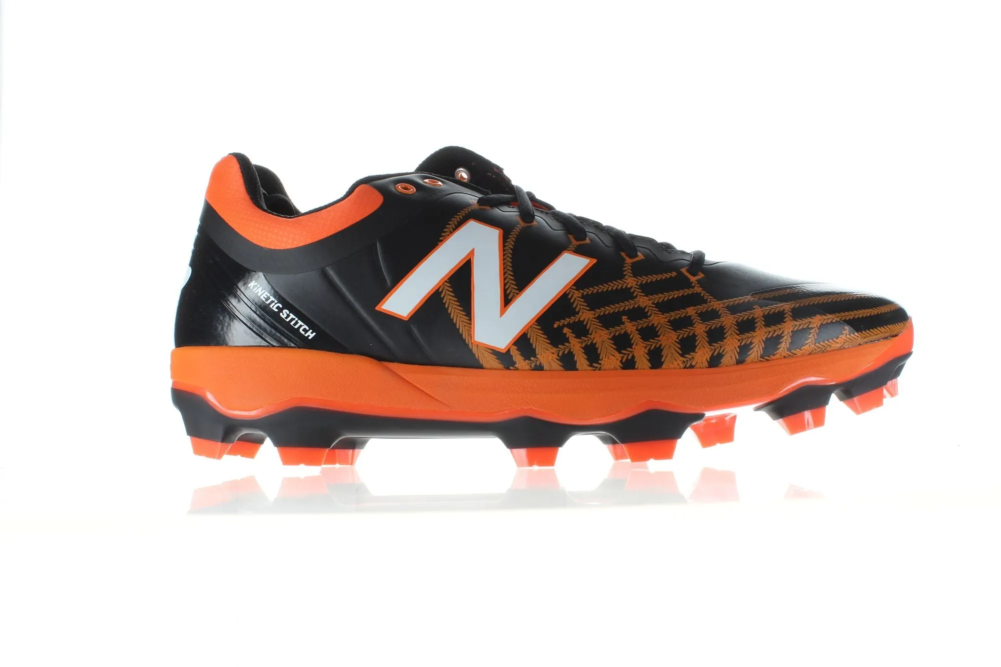 New Balance Orange Mens Cleats Sz 16