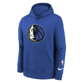 Nike NBA75 Dallas Mavericks Essential Kids Hoodie ''Blue''