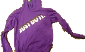 Nike Women's Club Just Do It Hoodie Purple