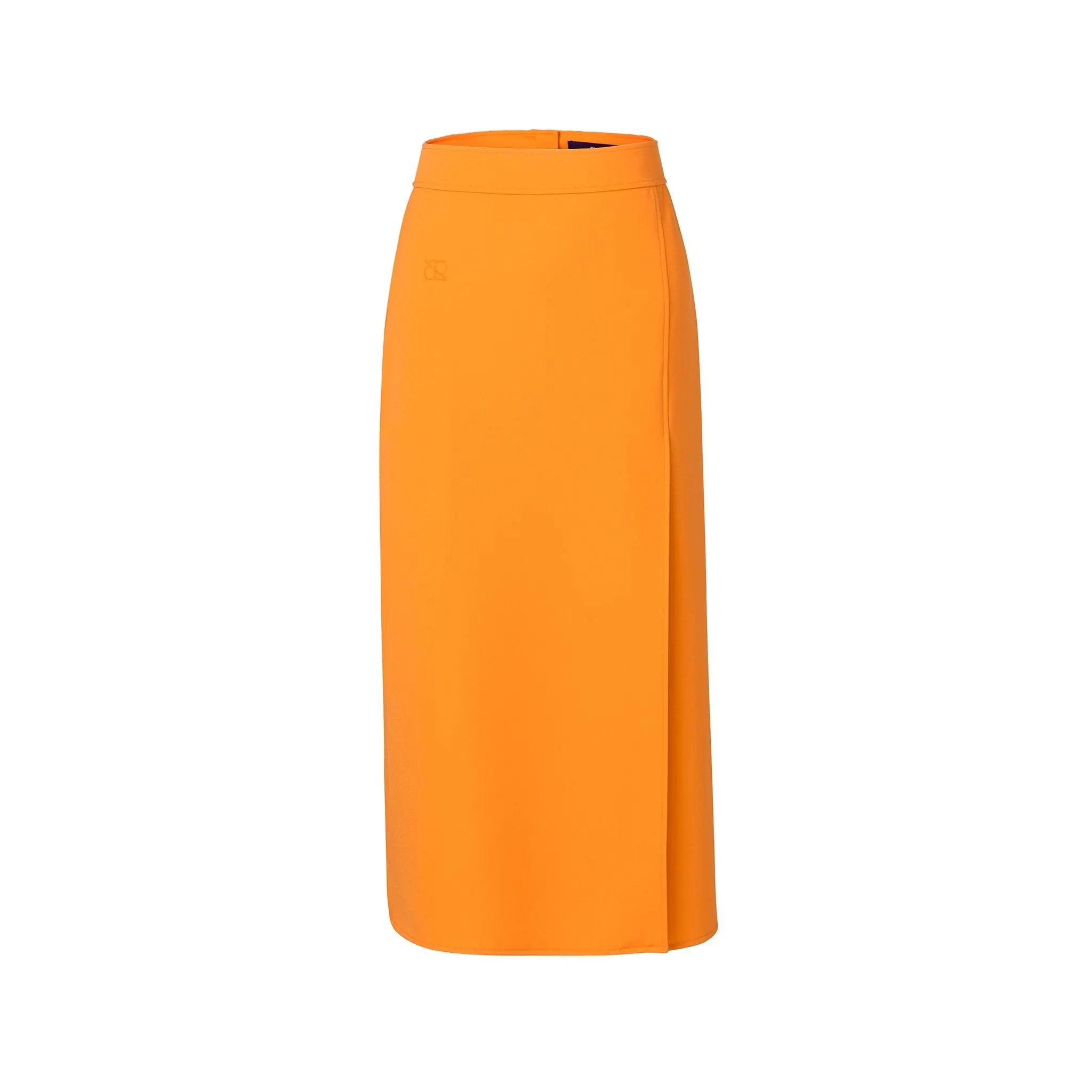 Orange Straight Skirt-