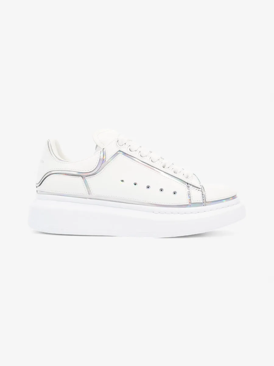 Oversized Sneakers White / Iridescent Leather EU 39 UK 6