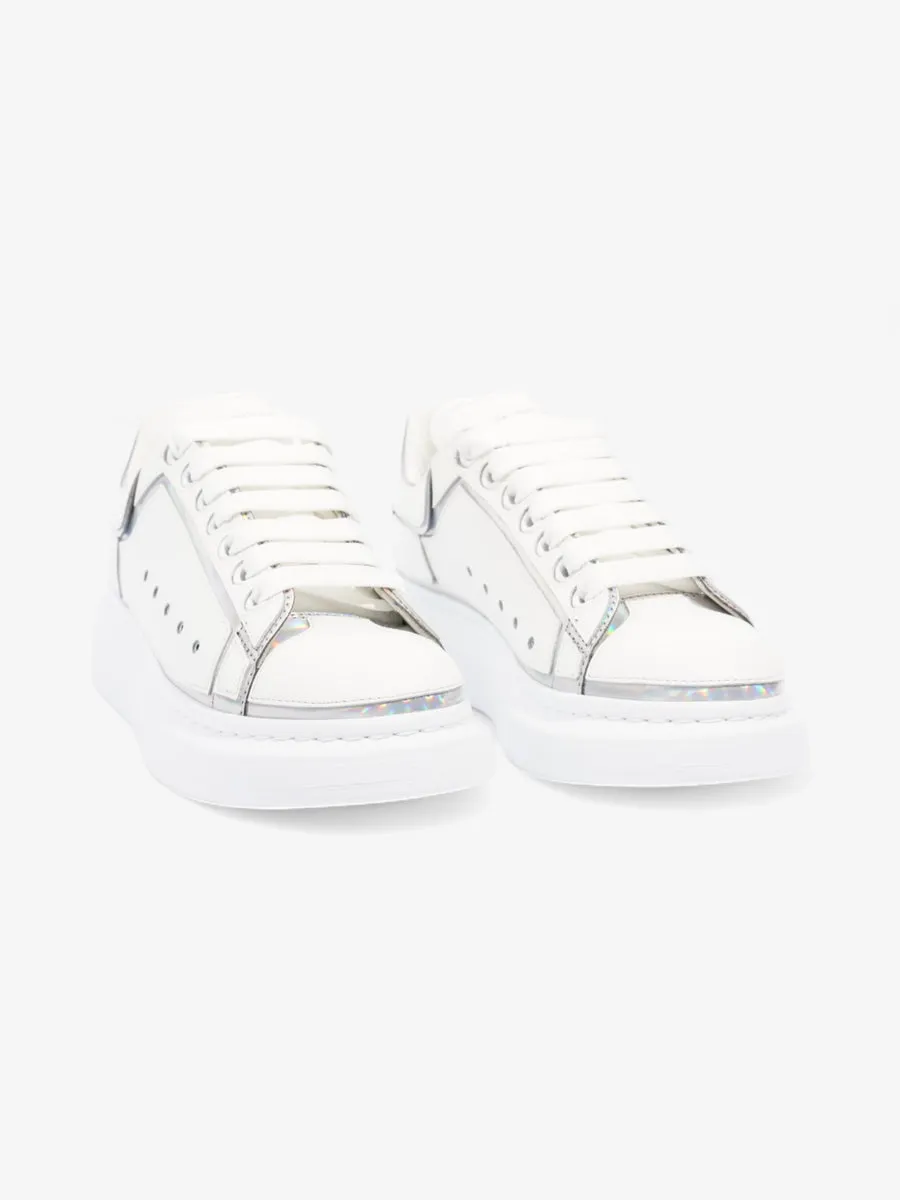 Oversized Sneakers White / Iridescent Leather EU 39 UK 6