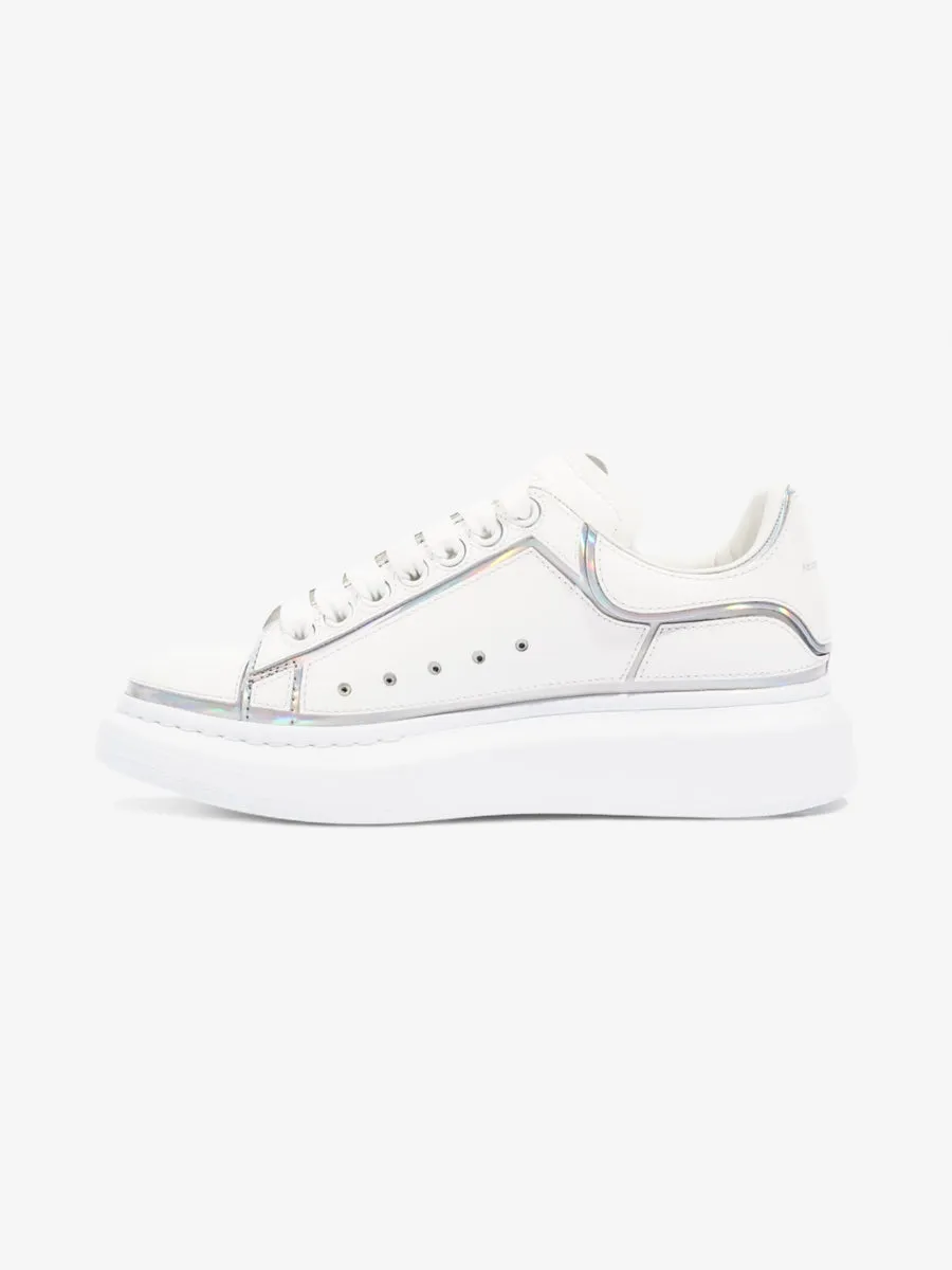 Oversized Sneakers White / Iridescent Leather EU 39 UK 6