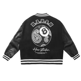 Paisley Eight Ball Varsity Jacket