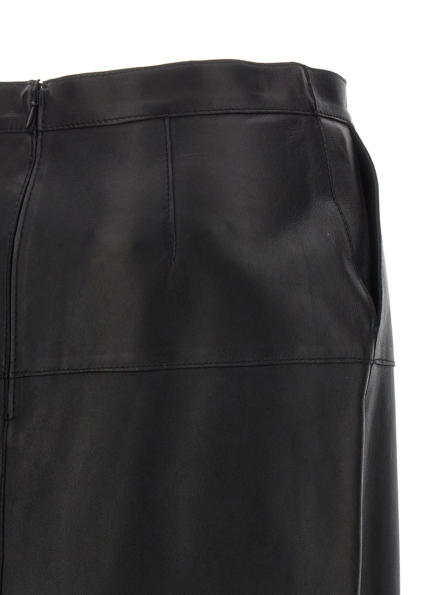 P.A.R.O.S.H.    P.A.R.O.S.H. Leather Skirt