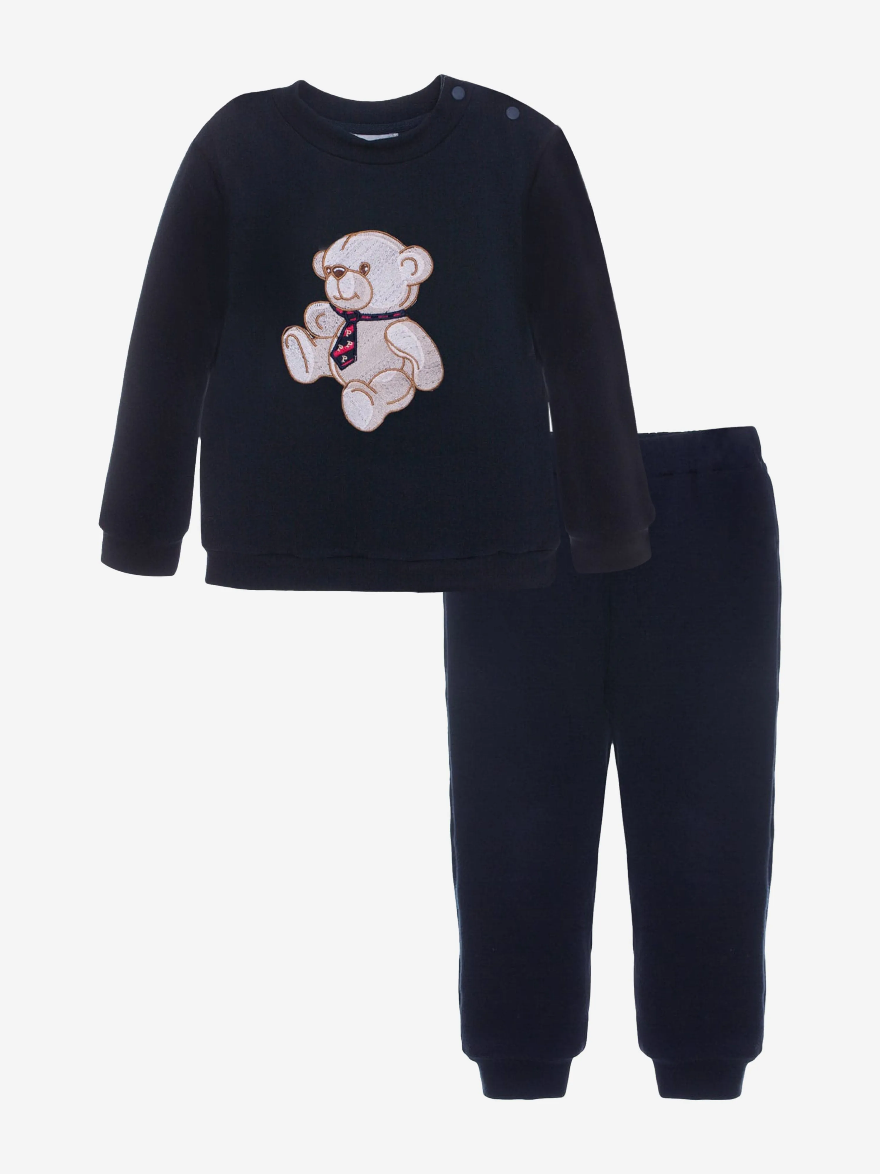 Patachou Baby Boys Teddy Bear Tracksuit in Navy