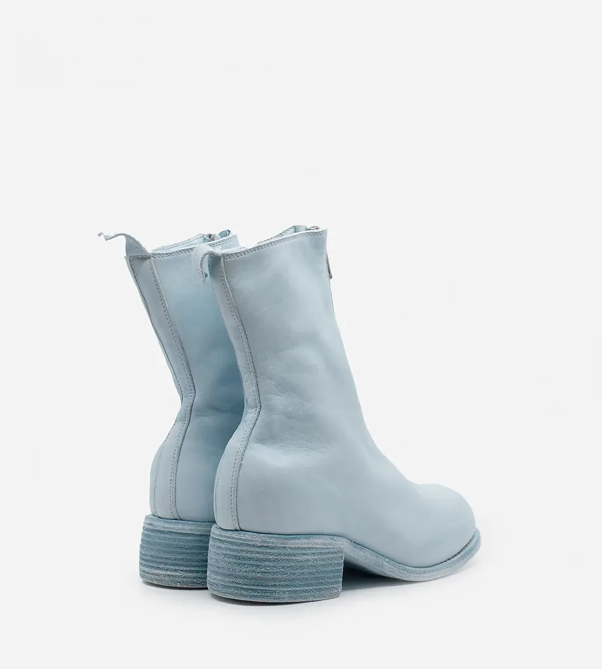 PL2 Front Zip Mid Boot - Aqua Blue