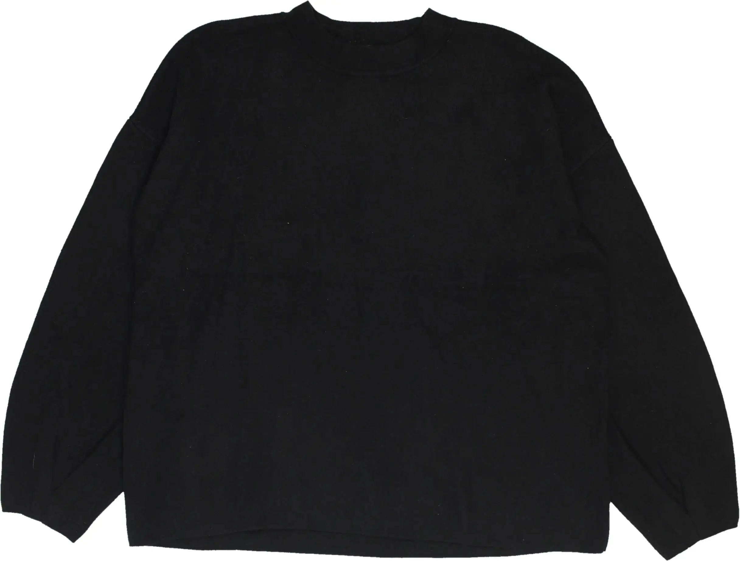 Plain Black Jumper | ThriftTale