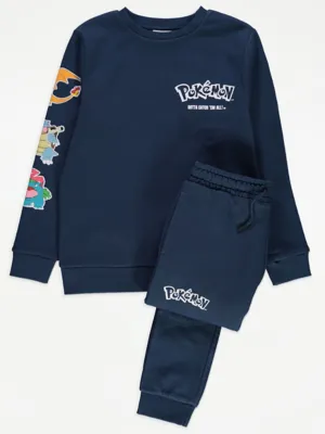 Pokémon Navy Character Sweatshirt and Joggers Set | Kids | George at ASDA