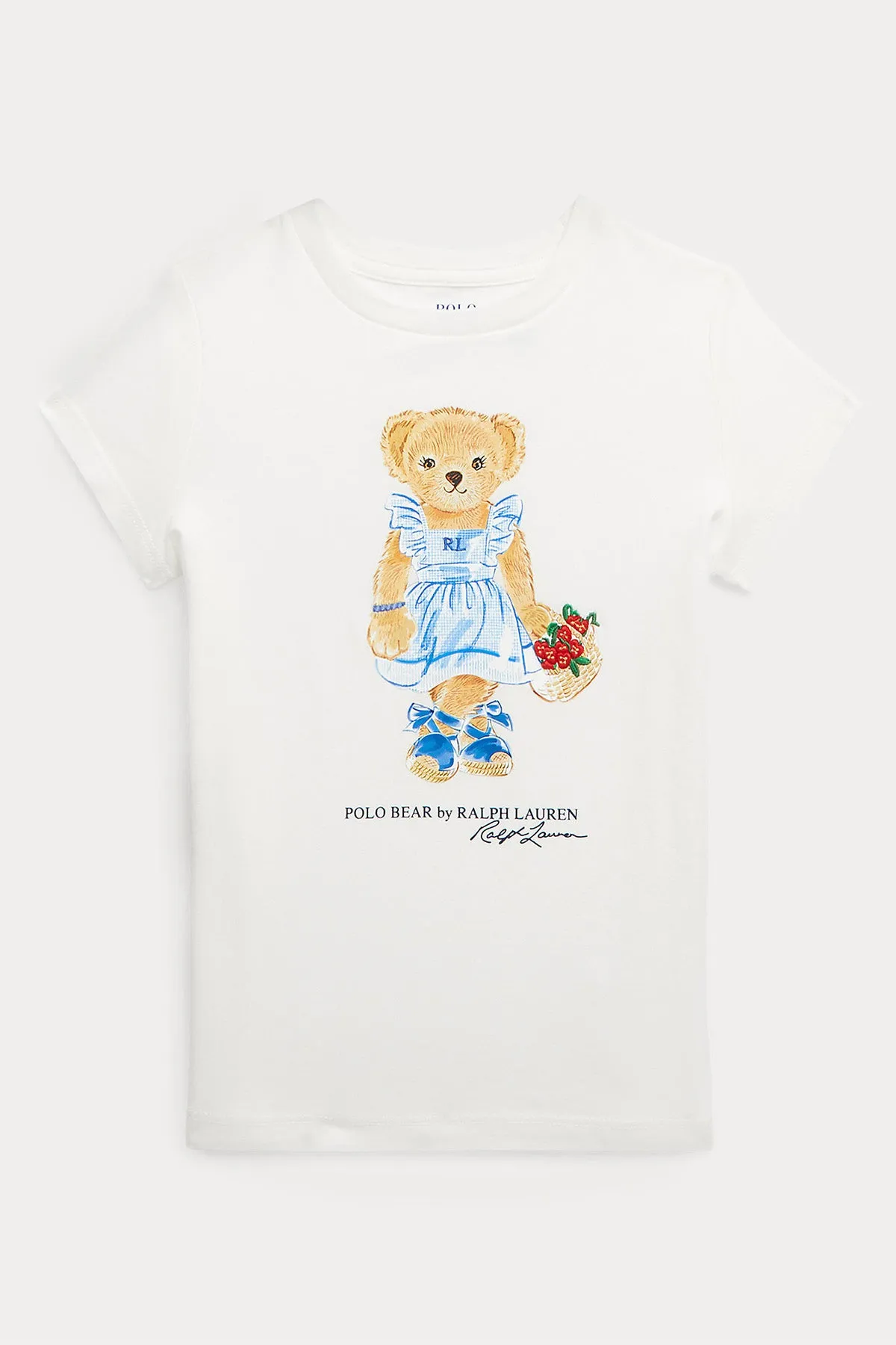 Polo Ralph Lauren Kids 5-6 Ya Kz ocuk Polo Bear T-shirt