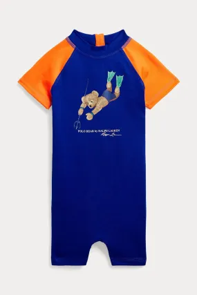 Polo Ralph Lauren Kids 9-24 Aylk Erkek Bebek Polo Bear Beachwear Likra Tulum