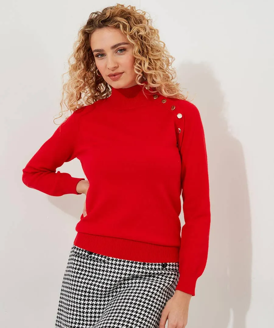 Poppy High Neck Jumper