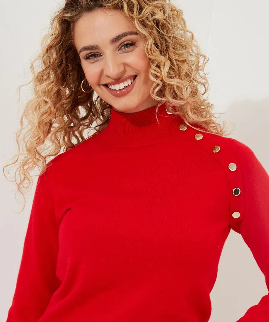 Poppy High Neck Jumper