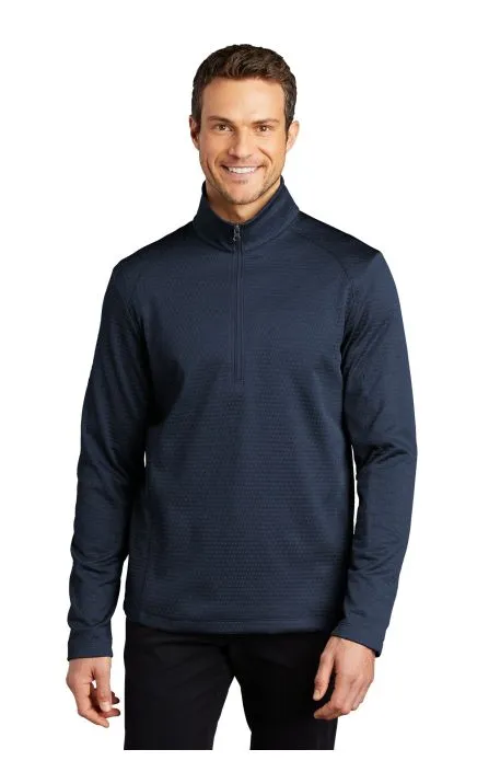 Port Authority F248 Diamond Heather Fleece 1/4-Zip Pullover