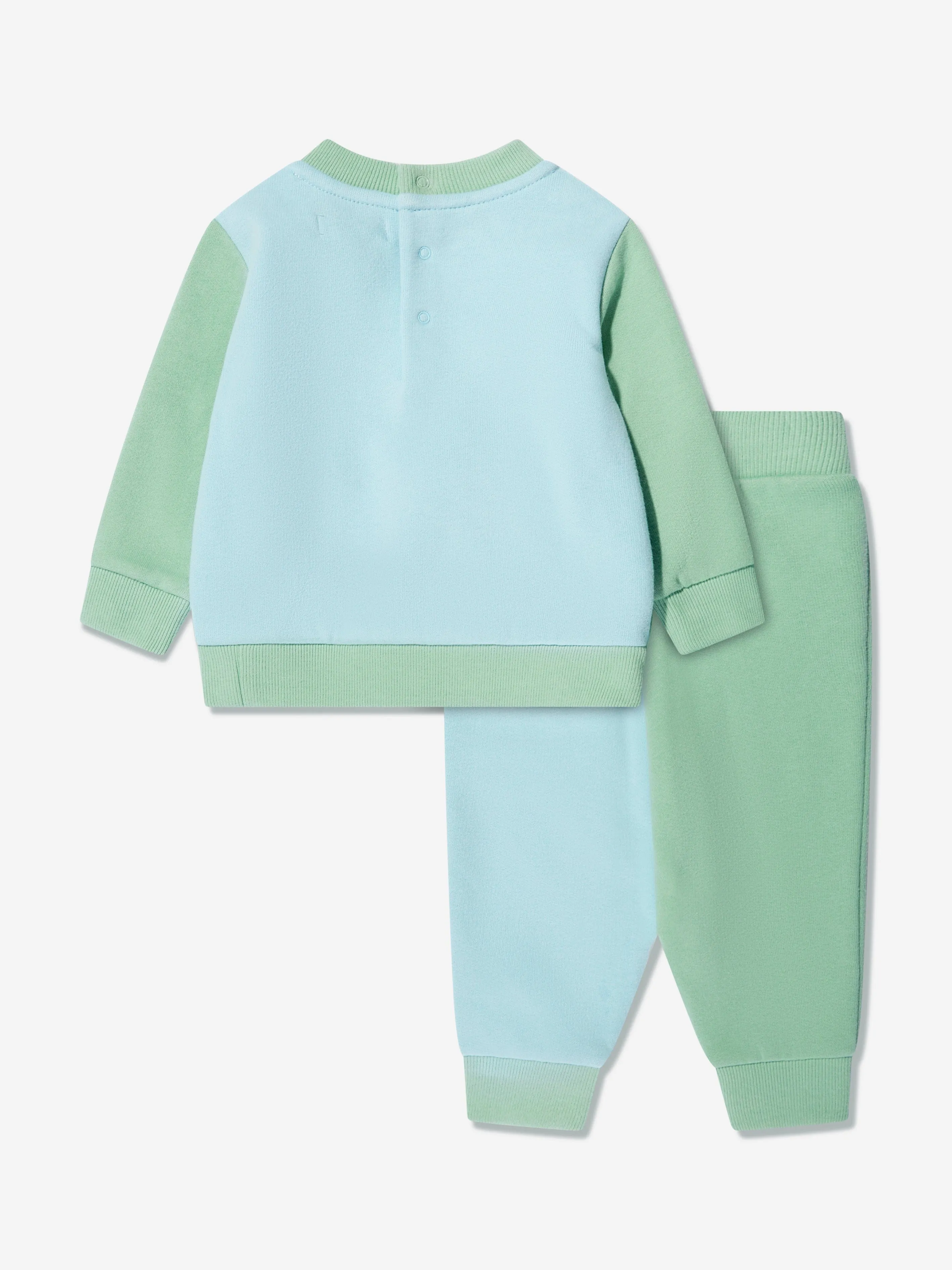 Ralph Lauren Baby Boys Colourblock Tracksuit in Green