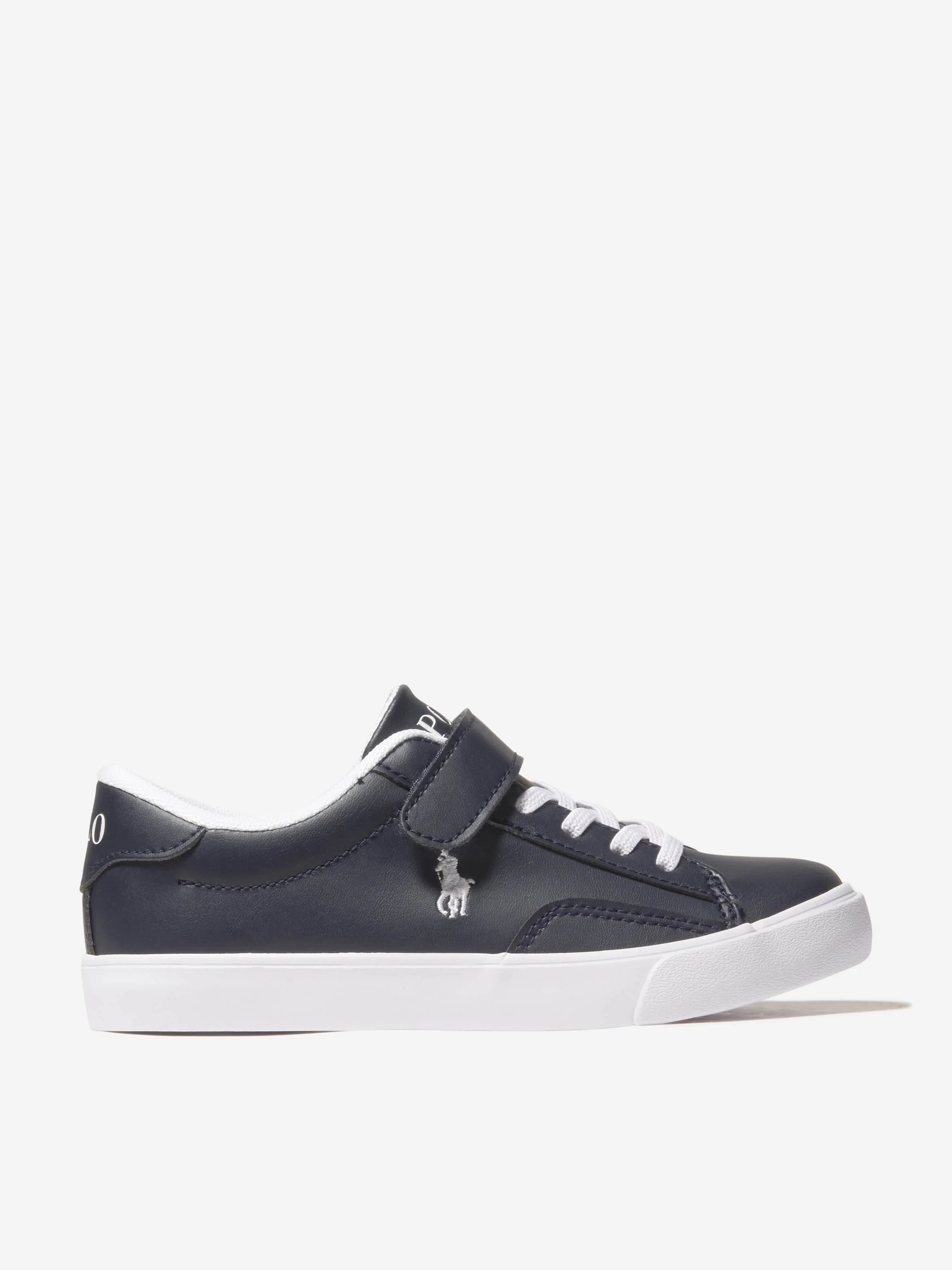 Ralph Lauren Boys Theron V Trainers in Navy