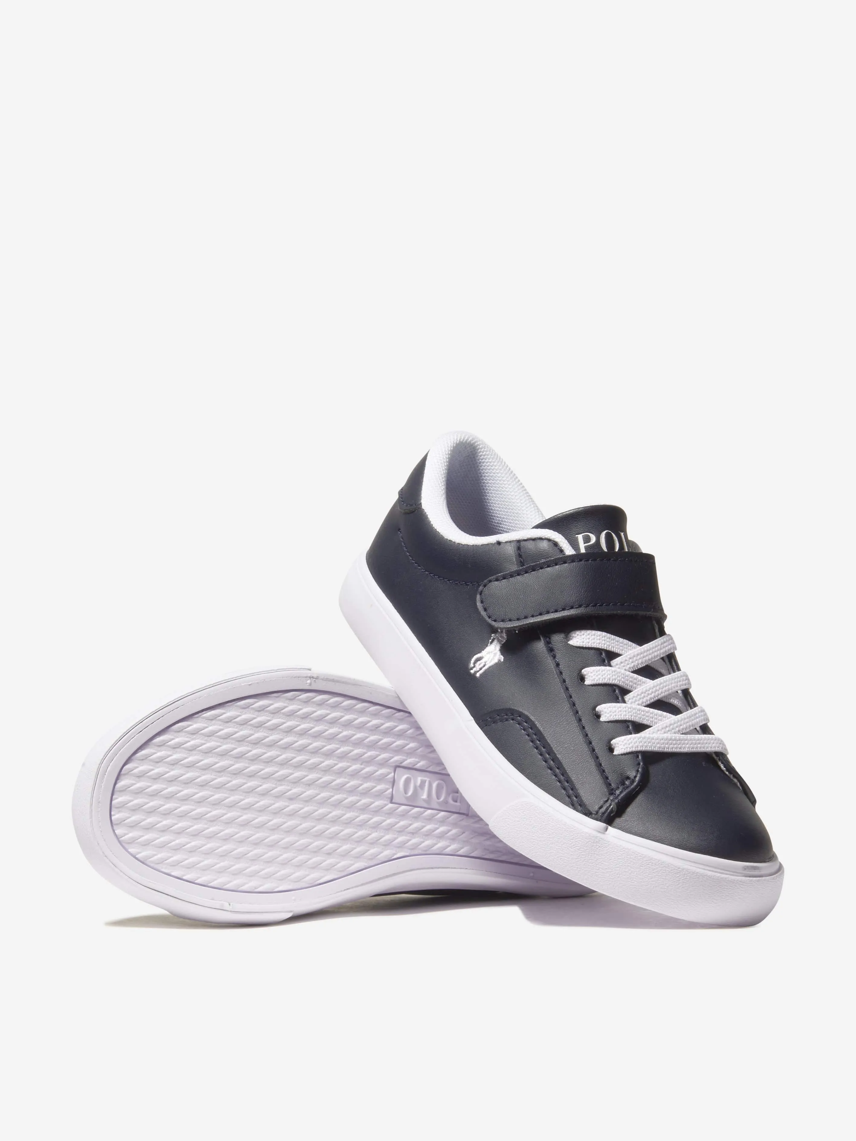 Ralph Lauren Boys Theron V Trainers in Navy