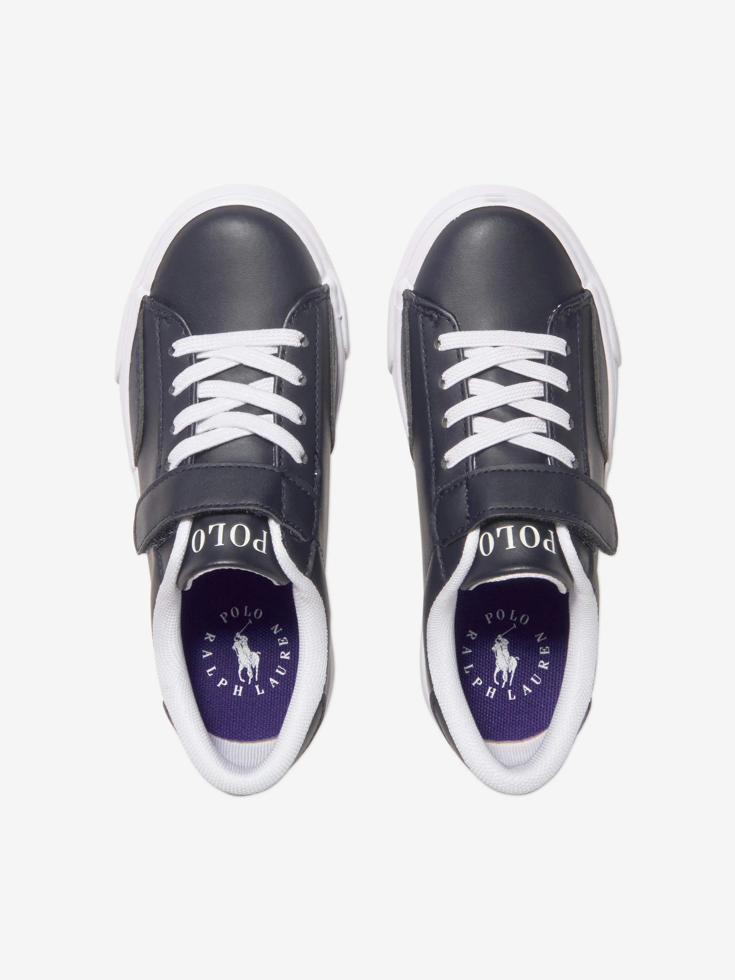 Ralph Lauren Boys Theron V Trainers in Navy