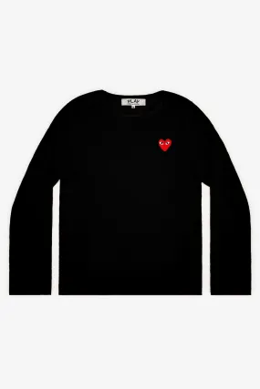 Red Heart Crewneck Jumper