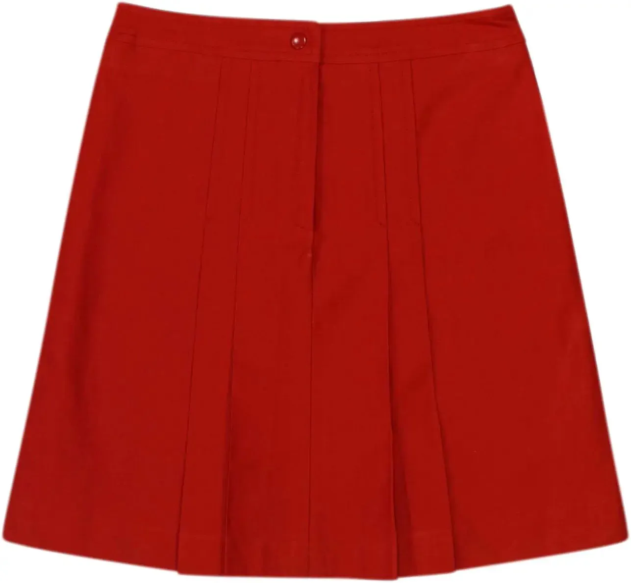 Red Pleated Skirt | ThriftTale