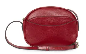 Red women's leather bag 119837