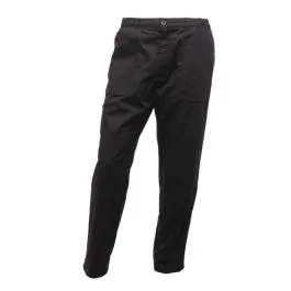 Regatta Mens New Lined Water Repellent Action Trousers (Long Leg) Bl