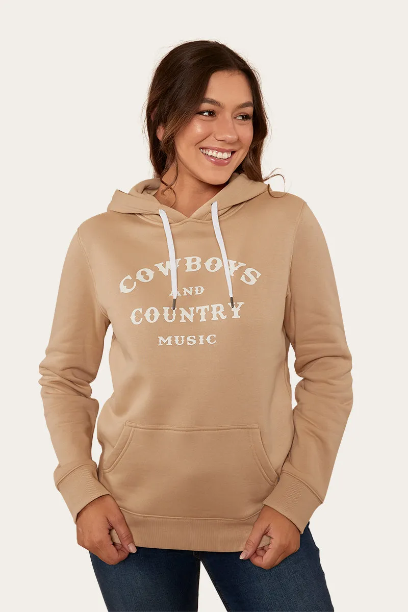 Ringers Western Melrose Women's Hoodie (Cowboys) - Dark Sand