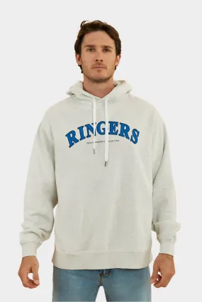 RINGERS WESTERN MEN'S PRINCETON HOODIE - LIGHT GREY MARLE