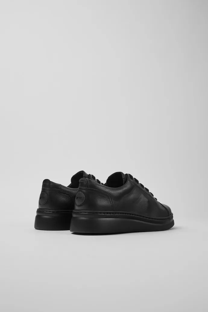 Runner Up Black leather sneakers for women