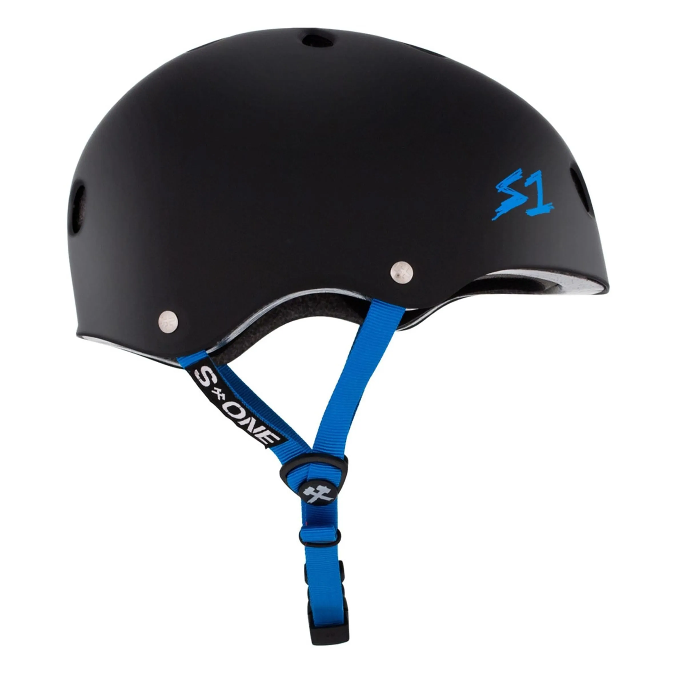 S1 Lifer Helmet Matte Black/Cyan - Certified