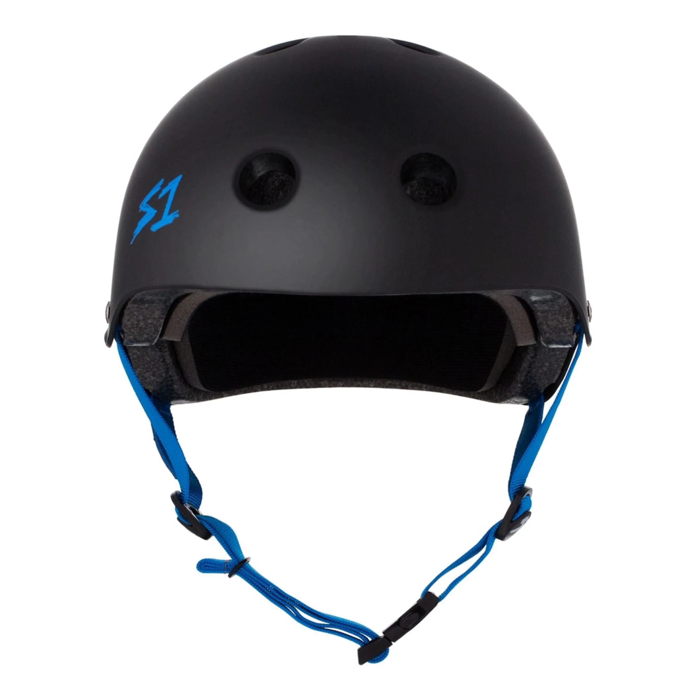 S1 Lifer Helmet Matte Black/Cyan - Certified