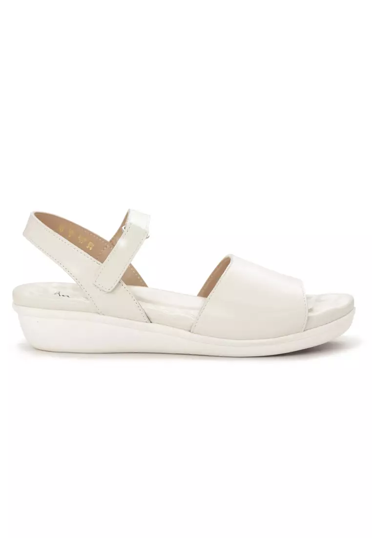 Shu Talk Amaztep Simple Metallic Causal Comfy Sandals