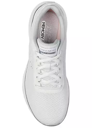 Skechers Ladies White Flex Appeal 5.0 Trainers | Grattan