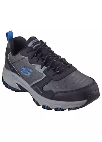 Skechers Mens Hillcrest Overlay Lace-Up Trainers | Kaleidoscope