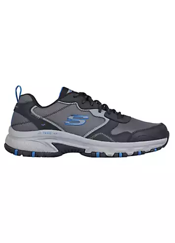 Skechers Mens Hillcrest Overlay Lace-Up Trainers | Kaleidoscope