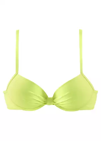 s.Oliver Underwired Ruched Bikini Top | Grattan