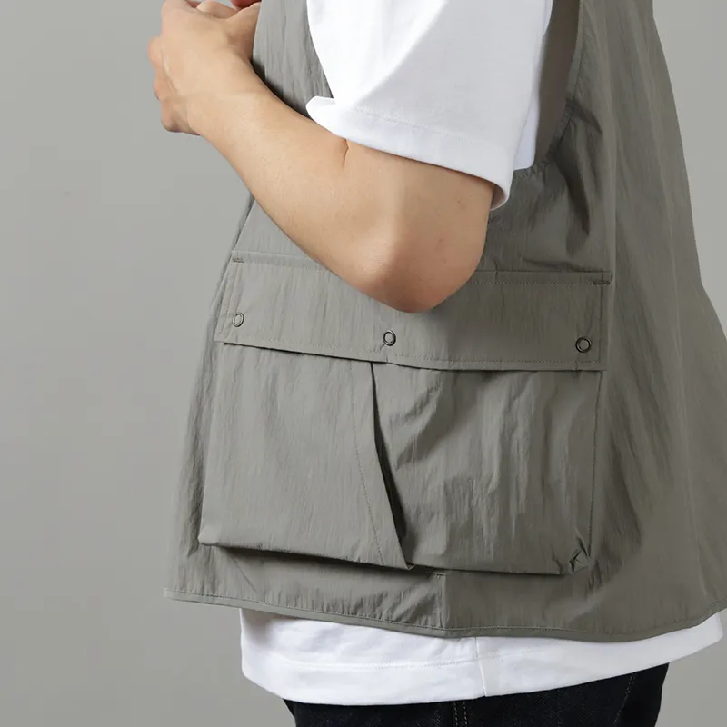 Still By Hand Large Pocket Nylon Vest