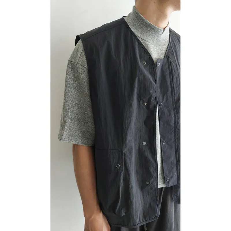 Still By Hand Large Pocket Nylon Vest